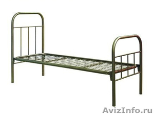 кровати одноярусные, кровати металлические двухъярусные для общежитий и больниц - Изображение #5, Объявление #695647